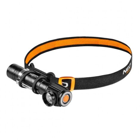 Lampada frontale ricaricabile tramite USB, 800 lumen, LED Cree XML-T6 (1/5)