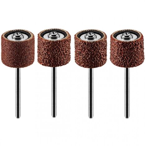 Cinghie abrasive da 12,7 mm, K60, K80, K120, K240, set da 100, + mandrino da 3,2 mm, 2 pezzi. (1/5)