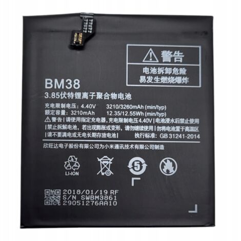 NUOVA BATTERIA BM38 PER XIAOMI Mi 4s M4s 3260mAh