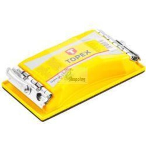 Blocco abrasivo 100 x 210 mm, morsetti in metallo (1/2)