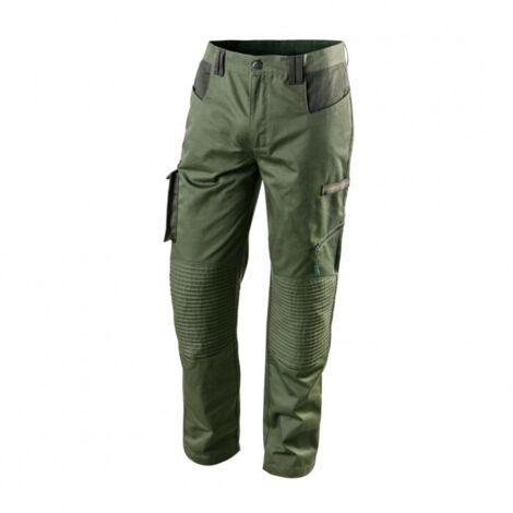 Pantaloni da lavoro mimetici color oliva, taglia M (1/5)