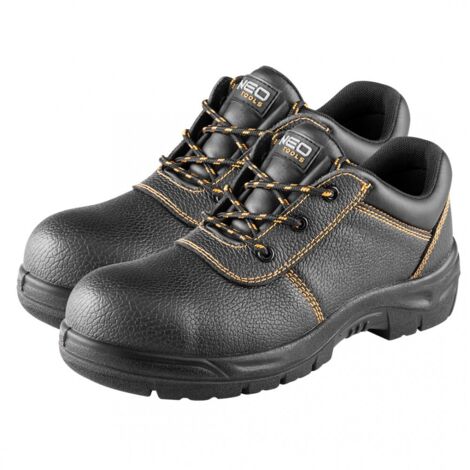Scarpe in pelle S1 SRC, puntale in acciaio, taglia 42 (1/5)