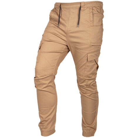 Pantaloni da lavoro OUTDOOR, tipo jogger, beige, taglia XL (1/5)