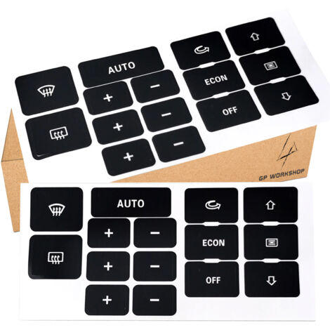 KIT RIPARAZIONE ADESIVI PULSANTE CLIMATIZZATORE AUDI A6 C5 A6C5 (1/5)