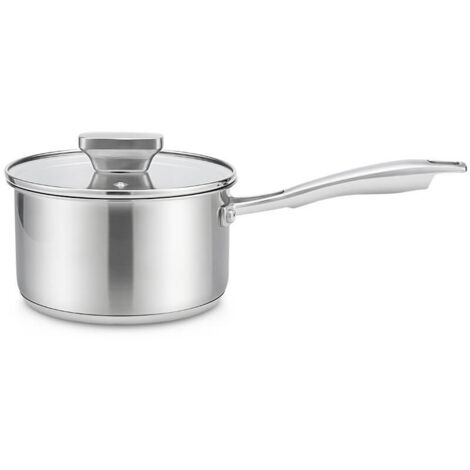 Pentola in acciaio inox con coperchio, 16 cm, 1,7 l, Maestro MR-3521-16S (1/4)