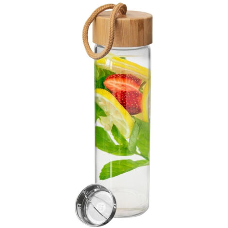 Bottiglia d'acqua in vetro con filtro da 450 ml (1/5)