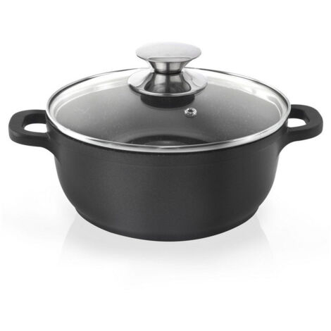 Pentola in granito con coperchio in vetro GRANDE 16 cm, 1,4 l (1/5)
