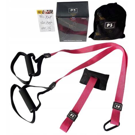 Fasce per allenamento in sospensione TRX P3-1, rosa (1/5)
