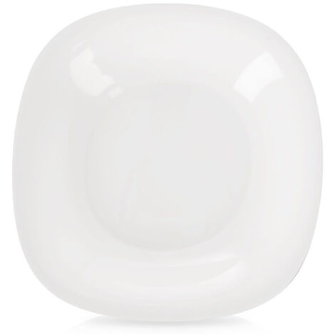 Piatto piano in vetro, piatto fondo per ciotola da zuppa, 21 cm, 500 ml (1/5)