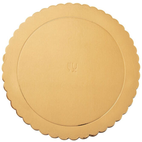 10 Tavole Per Torte Oro 30 Cm: Cartone Ondulato Resistente Per Dolci E Muffin - 5