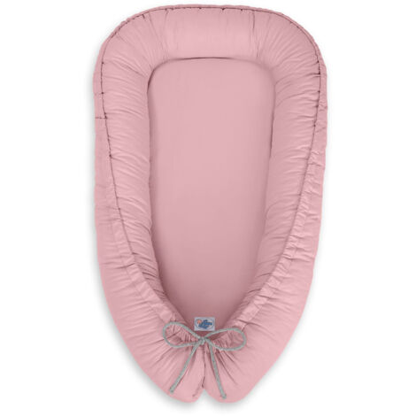 Coccolone per neonati, double-face, box, fasciatoio, Premium MY SWEET BABY - rosa sporco (1/3)