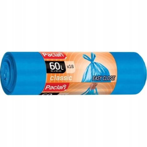 Sacchi per la spazzatura Paclan Classic 60l 16 pezzi 137321 (1/2)