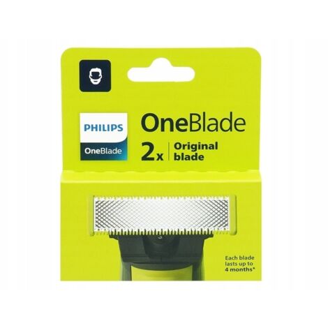 2x Blister lame di ricambio originali Philips OneBlade QP220 QP2520 QP2620