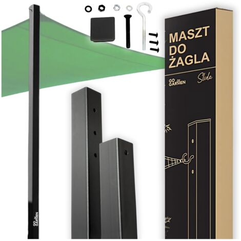Palo per gazebo da giardino a vela ombreggiante regolabile in altezza 240 cm