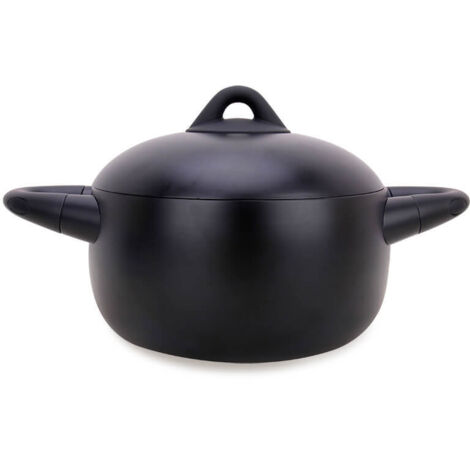 Pentola Maestro con coperchio 4l 22cm Nero [MR-4017-22] (1/3)