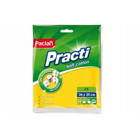 Panni in cotone Paclan Practi 5 pezzi 135822 (1/2)