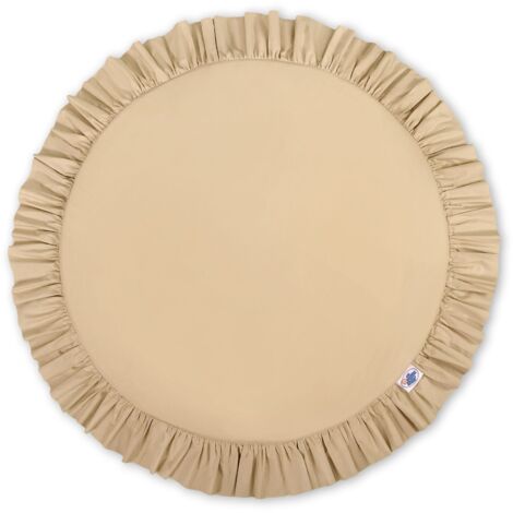 Tappetino da gioco con volant - beige (1/5)