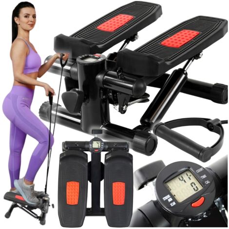 Stepper Fitness Casa, Stepper Verticale con Manubri Regolabili in Altezza, Attrezzatura Cardio Completa, Pieghevole e Compatto, per Casa VEVOR | Leroy Merlin