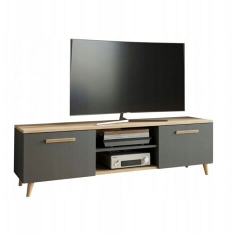Cassettiera Bianca con 8 cassetti 120 cm - Stile Scandinavo