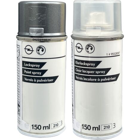 Vernice originale per OPEL 205V Set 2x150ml Spray Seidengrau Met.
