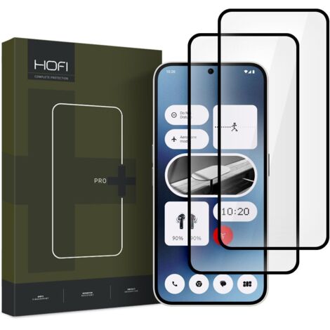HOFI Glass PRO+ Vetro temperato (2 pezzi) per Nothing Phone 2A / 2A Plus Nero