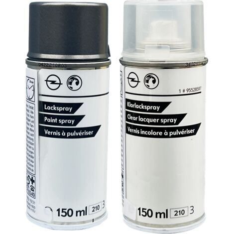 Vernice originale per OPEL 40W (z40W) Set 2x150ml Spray Muskatgrau Met. (1/5)