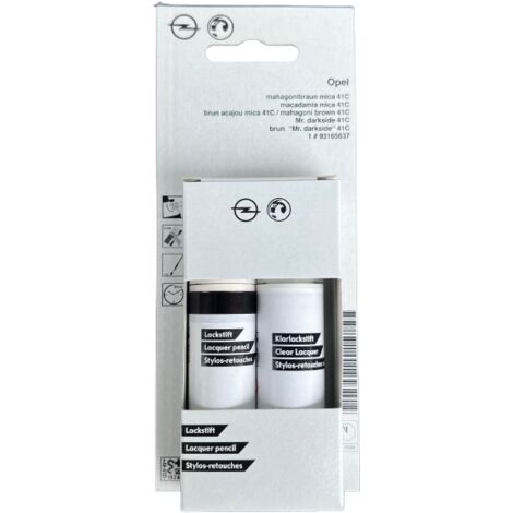 Vernice ritocco originale OPEL 41C (Z41C): vernice per auto + trasparente 2x12 ml