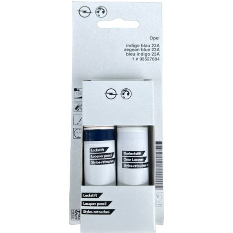 Vernice ritocco originale OPEL 23A (Z23A): vernice per auto + trasparente 2x12 ml