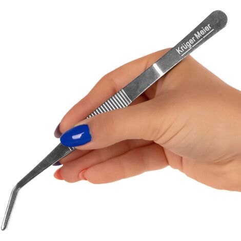 Pinzette Per Rettili Dritte E Curve Con Testina In Silicone Antiscivolo – 2 Pezzi Per Alimentazione E Piante Acquatiche