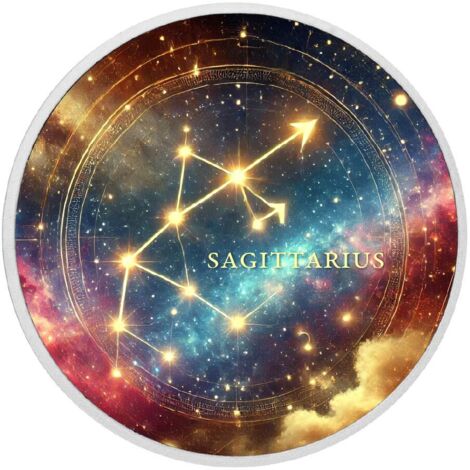 Moneta Zodiacale Cinese E Occidentale In Metallo Placcato Argento - 4cm - Portafortuna Da Collezione, Regalo Compleanno Per Amici