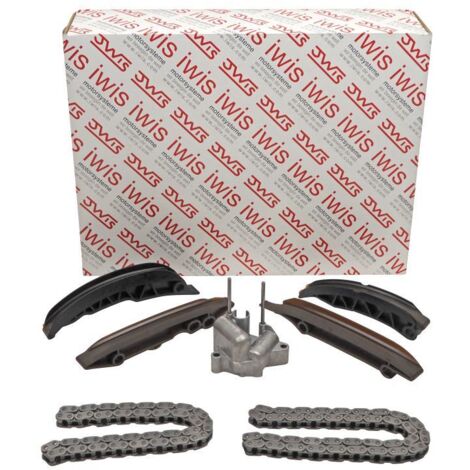 KIT CATENA DISTRIBUZIONE IWIS BMW 2.0 SUPERIORE+INFERIORE (74+66 MAGLIE) (1/2)