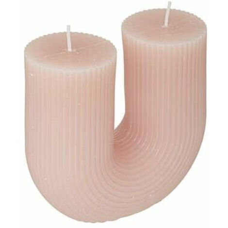 Candela a u demi h12cm rosa - Atmosphera créateur d'intérieur (1/3)