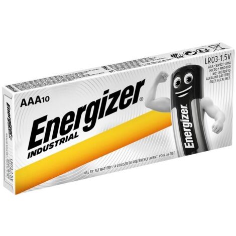 BATTERIE ENERGIZER LR03 AAA INDUSTRIALI CONFEZIONE DA 10/60
