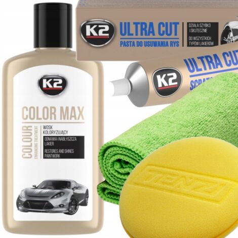 KIT DI CERA IN PASTA COLORANTE BIANCA PER RIMUOVERE I GRAFFI DALL'AUTO