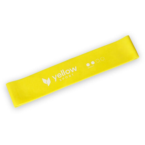 Fascia elastica per esercizi yellowLOOP Band - gialla, resistenza 5-10 kg (1/3)
