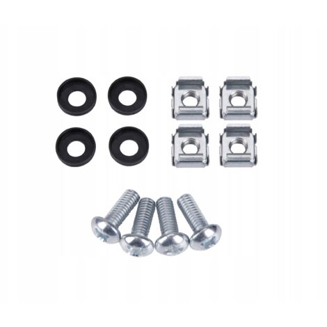 Kit Set 50 Viti 50 Dadi E 50 Rondelle Per Montaggio Rack - Foto 5