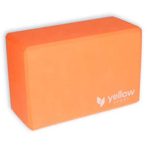 yellowBLOCK Yoga EVA Yoga Block, Arancione - Accessori per lo yoga (1/5)