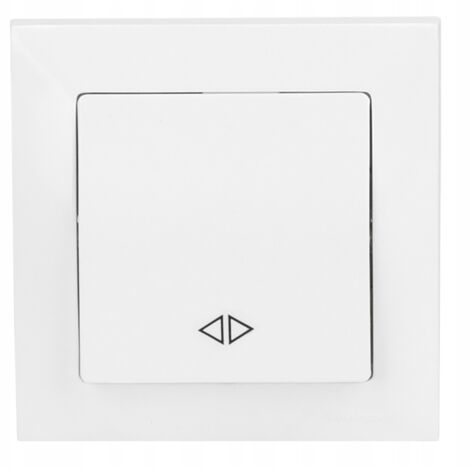 CNBINGO Interruttore della luce touch con presa impermeabile – Presa da parete da incasso con coperchio ribaltabile – Interruttore da parete in vetro
