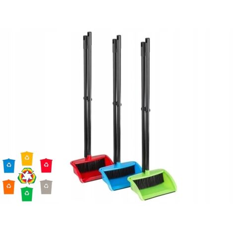 Elliott Set Scopa E Paletta Basic Lobby – Manici Lunghi E Robusti – Coperchio Autochiudibile – Setole Morbide – Ideale Per Uso Domestico E Commerciale Leggero - 2