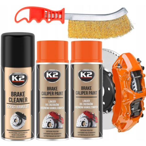 VERNICE PER PINZE FRENO K2 PER VERNICIARE LE PINZE FRENO DI COLOR ARANCIONE (1/5)