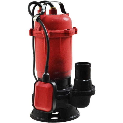 Pompa per acque sporche 850W – Trituratore integrato – Altezza di sollevamento 10m – Portata 12000 l/h – Galleggiante automatico (1/3)