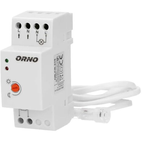 interruttore crepuscolare IP65 barra din da quadro 230v 10-2300w