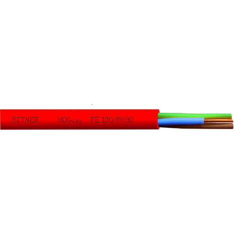 Cavo resistente al fuoco HDGS PH90 3x2,5 300/500V Bitner B50007