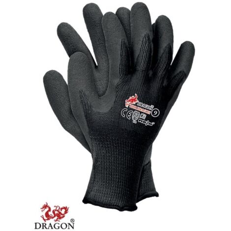 12 PAIA DI GUANTI DA LAVORO SPALMATI NYLON NITRILE MISURA 10 GUANTO COPPIA BIANCHI 0WGra