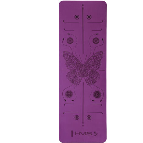 Tappetino da yoga in TPE viola YM10 HMS (1/5)