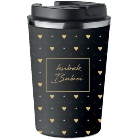 Tazza termica nera premium REGALO PER LA NONNA Festa della nonna KT169 (1/5)