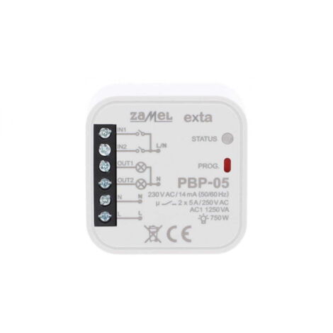 RSE Presa da incasso 230 V/16 A per guida DIN per contatore da incasso, 5 pezzi