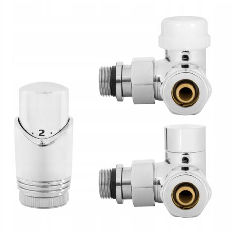 Caleffi Valvola Termostatica Destra Per Termosifone, Cromo, Universale - 2