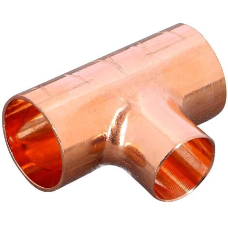TEE DI RIDUZIONE IN RAME 28X22X28 MM BESCO (1/3)
