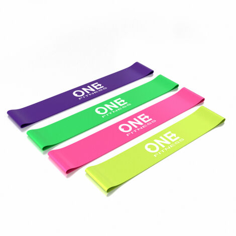SET DI FASCE PER ESERCIZI PBF 04 ONE FITNESS (1/5)